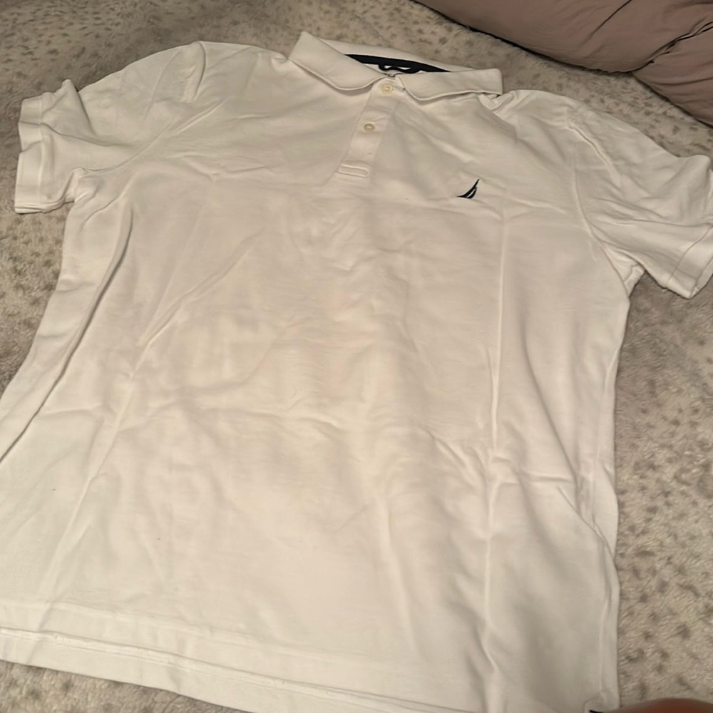 Classic fit Nautica short sleeve polo